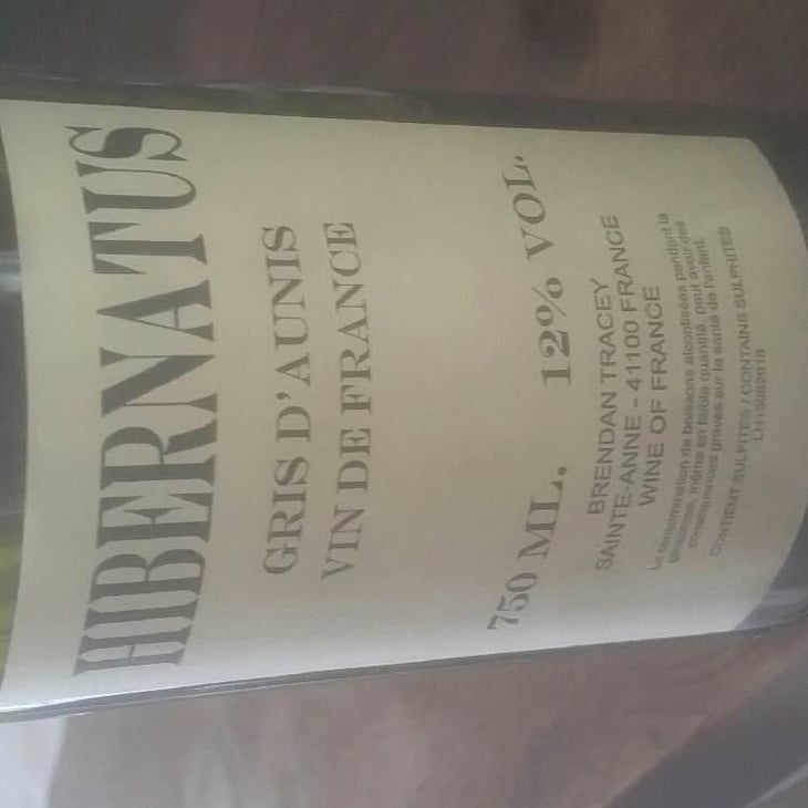 Hibernatus - Domaine Le Clocher - Les Vins de Sainte Anne - Brendan & Sean Tracey 
