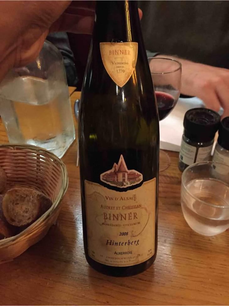 Hinterberg - Auxerrois - Domaine Christian Binner - Christian Binner et son équipe 