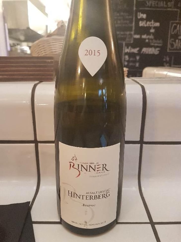 Hinterberg - Auxerrois - Domaine Christian Binner - Christian Binner et son équipe 