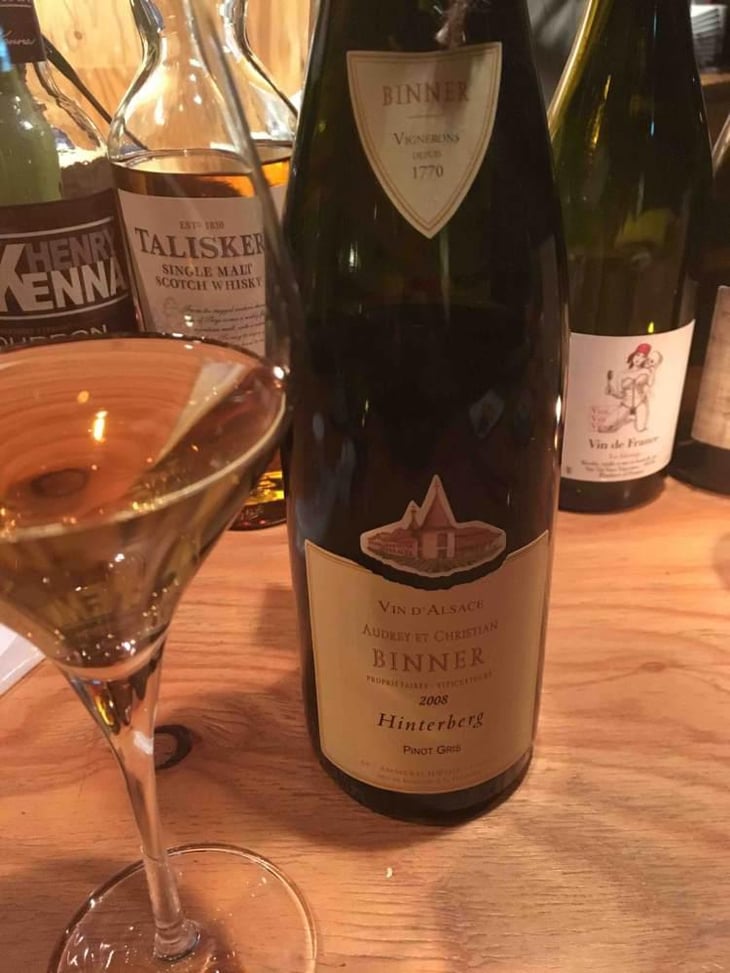 Hinterberg - Pinot Gris - Domaine Christian Binner - Christian Binner et son équipe 
