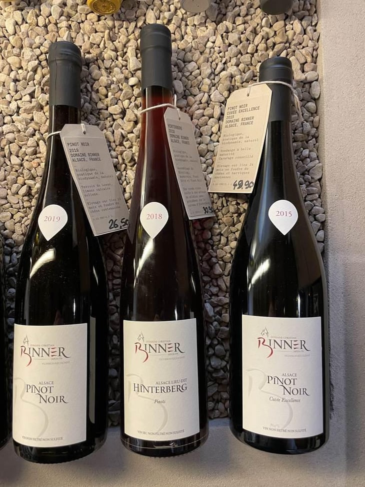 Hinterberg - Pinots - Domaine Christian Binner - Christian Binner et son équipe 