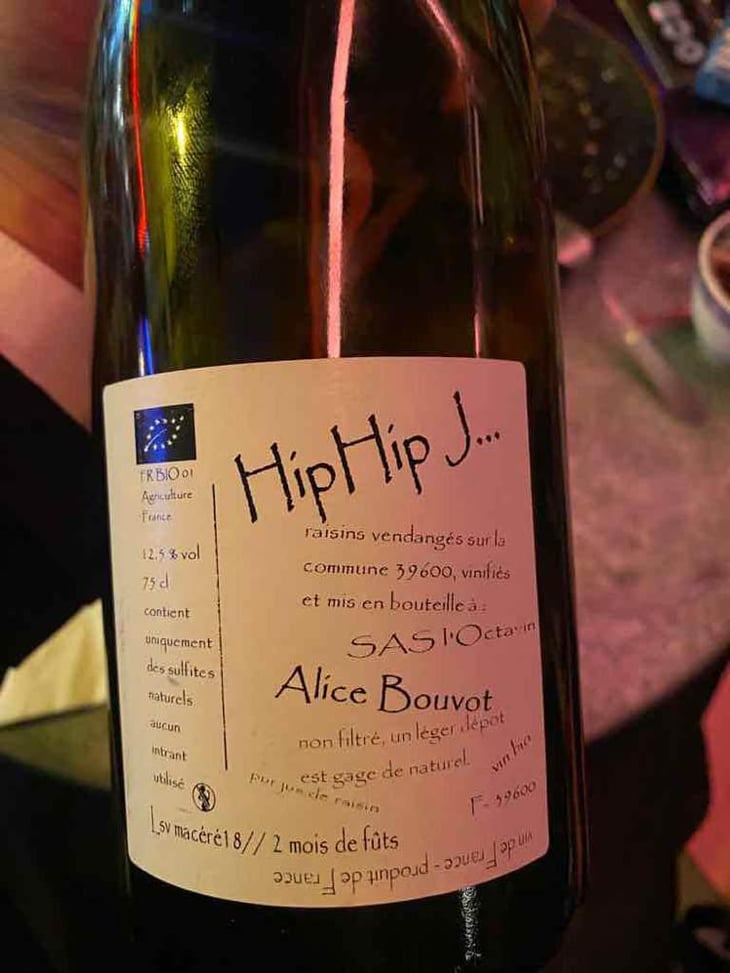 Hip Hip J...(Savagnin) - Domaine de l'Octavin - Alice Bouvot 