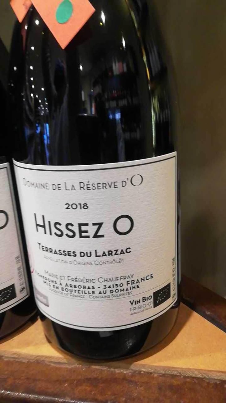 Hissez O - Domaine de La Réserve d'O - Marie & Frédéric Chauffray 
