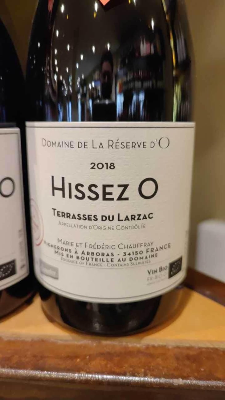 Hissez O - Domaine de La Réserve d'O - Marie & Frédéric Chauffray 