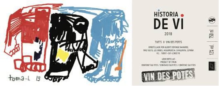 Historia de VI X Tuets - Vin des Potes - Basile Passe 