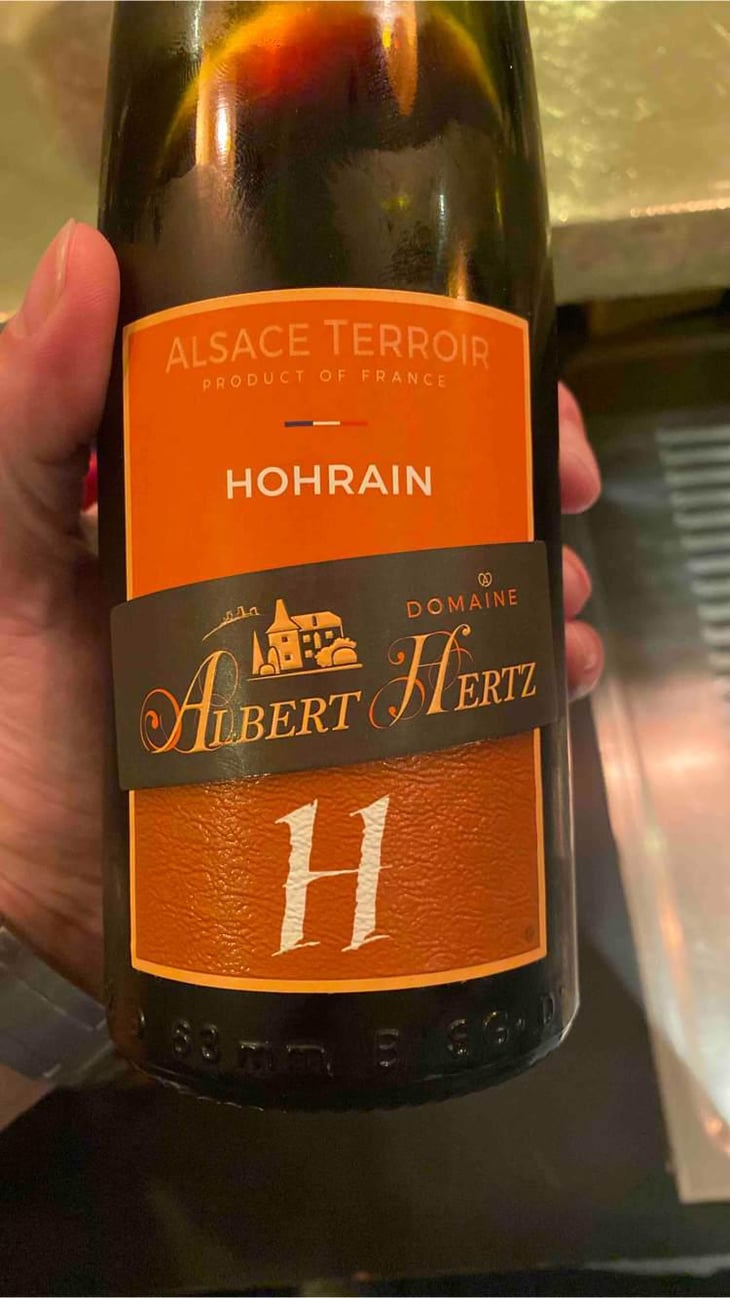 Hohrain - Domaine Albert Hertz - Albert Hertz -2019