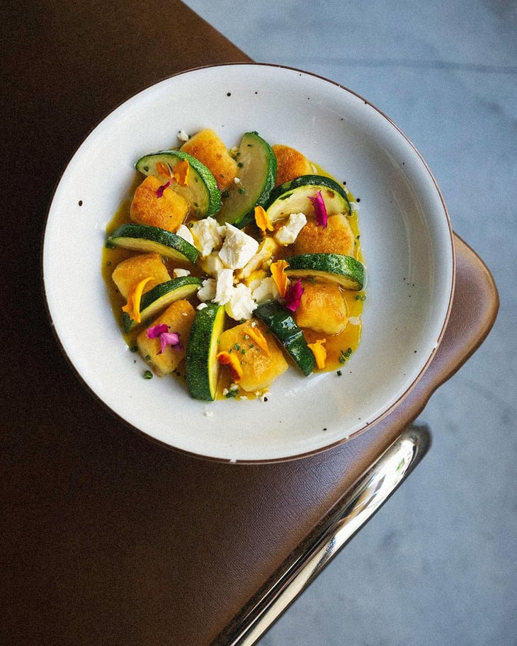 Homemade Gnocchi, Zucchini And Saffron - Espai Puntal - 623532