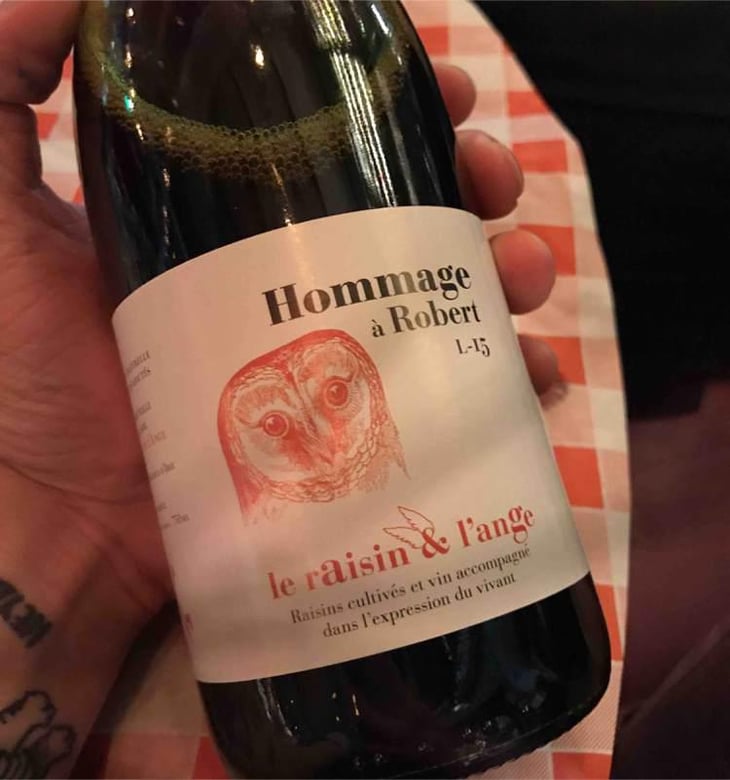 Hommage à Robert (label 2 after 2015) - Le Raisin et l'Ange - Gilles & Antonin Azzoni 