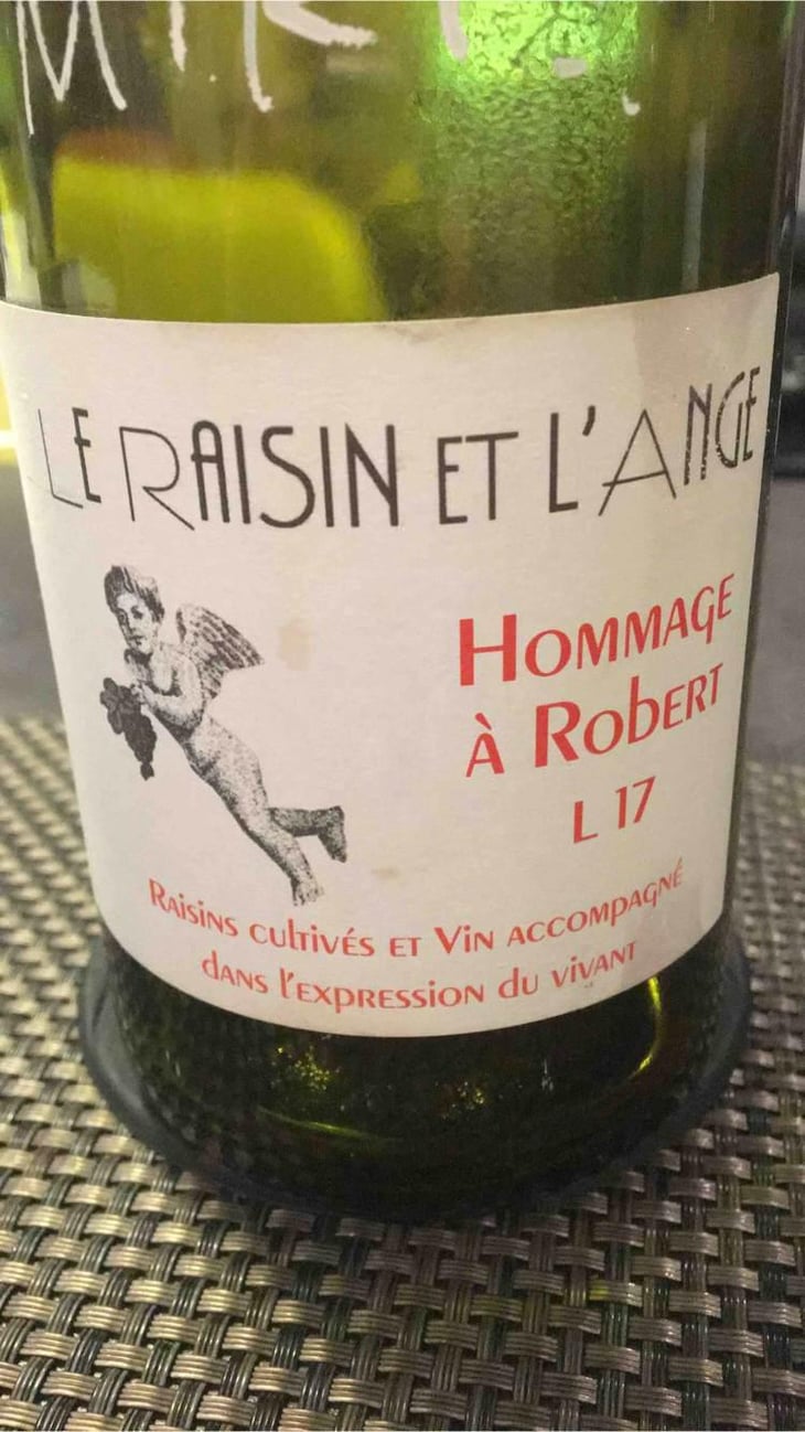 Hommage à Robert (label 2 after 2015) - Le Raisin et l'Ange - Gilles & Antonin Azzoni 