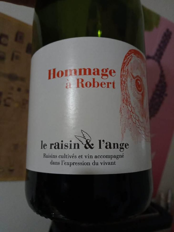 Hommage à Robert (label 2 after 2015) - Le Raisin et l'Ange - Gilles & Antonin Azzoni 