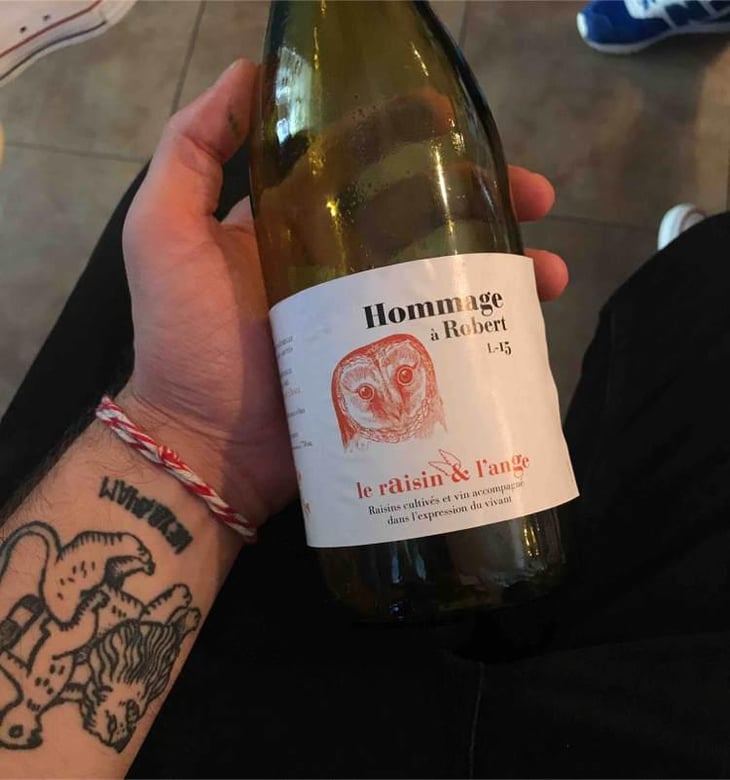 Hommage à Robert (label 2 after 2015) - Le Raisin et l'Ange - Gilles & Antonin Azzoni 