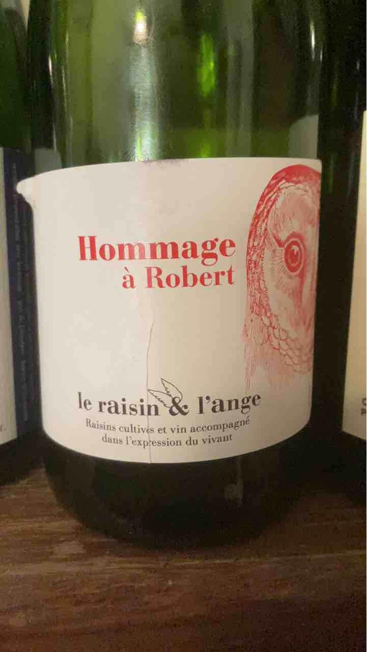 Hommage à Robert (label 2 after 2015) - Le Raisin et l'Ange - Gilles & Antonin Azzoni 