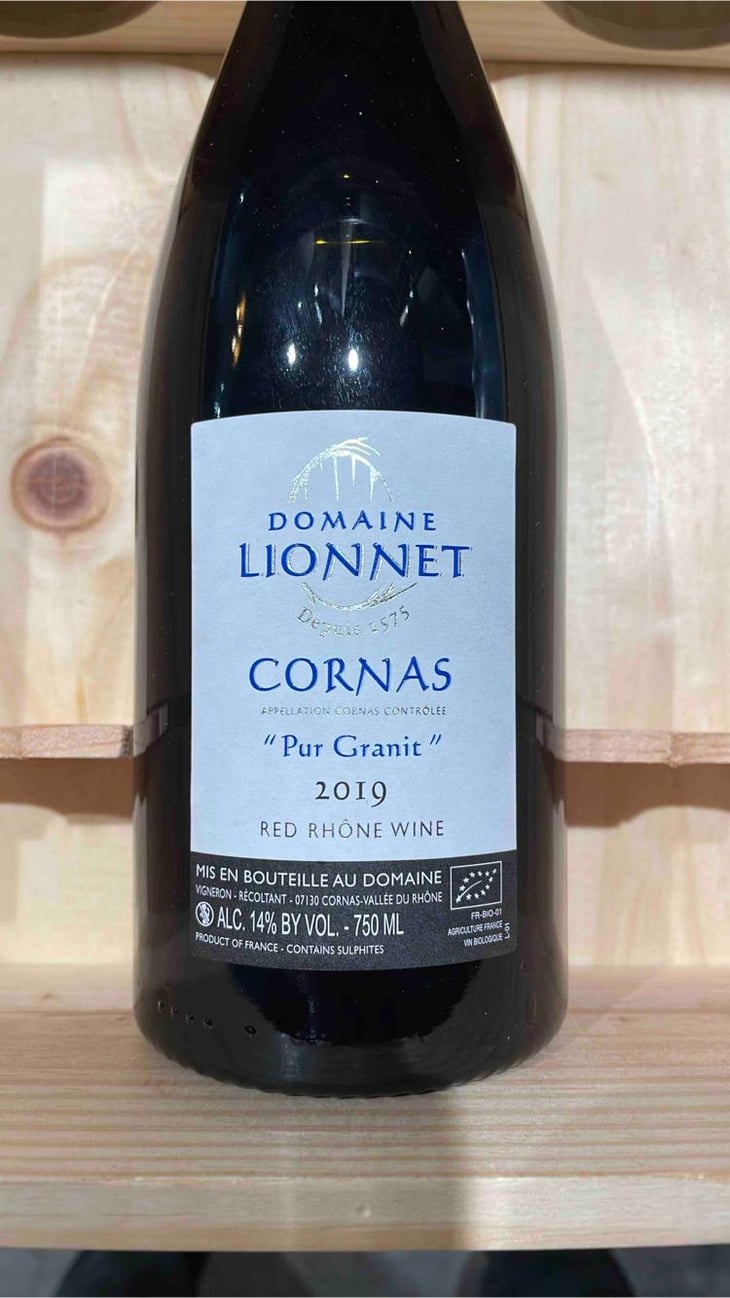 Cornas "Pur Granit" - Domaine Lionnet - Corinne Lionnet et Ludovic Izerable 