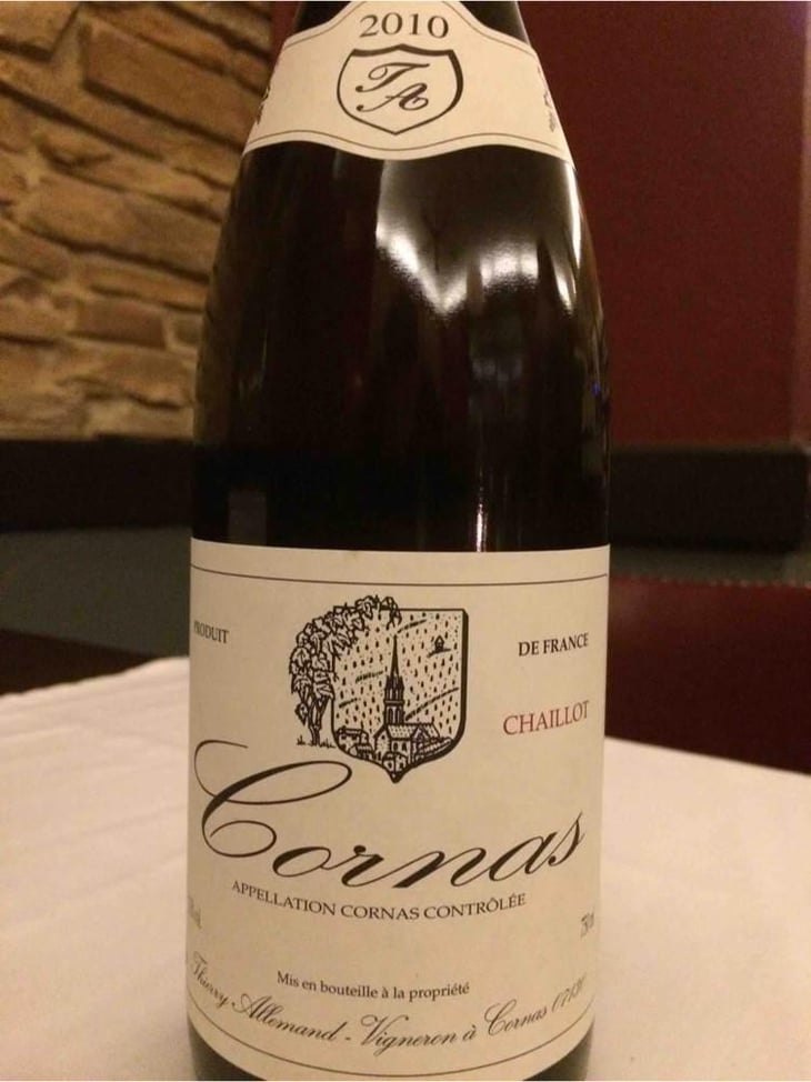 Cornas "Chaillot" - Thierry Allemand - Thierry Allemand 