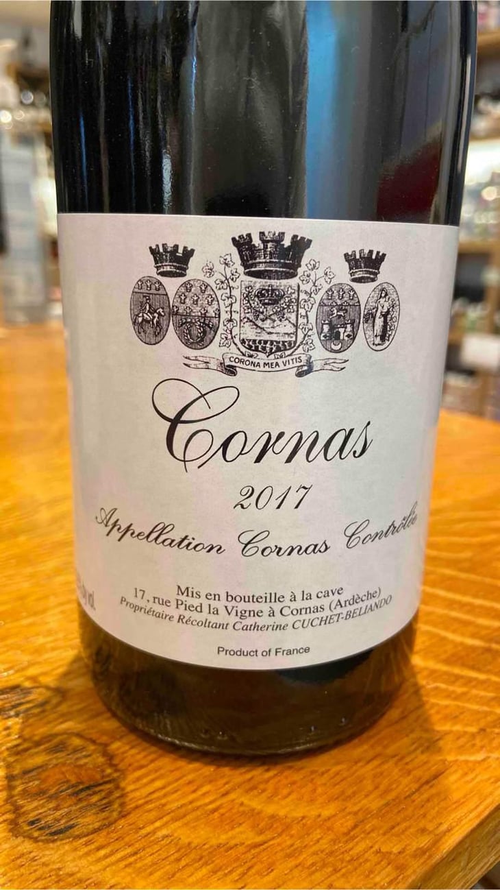 Cornas - Domaine Cuchet-Béliando - Catherine Cuchet-Béliando -2016