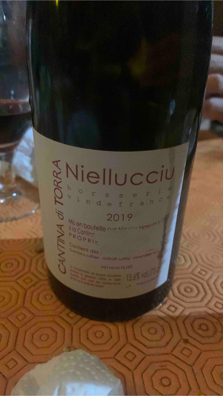 Hors Série Niellucciu Rouge - Cantina di Torra - Nicolas Mariotti Bindi 
