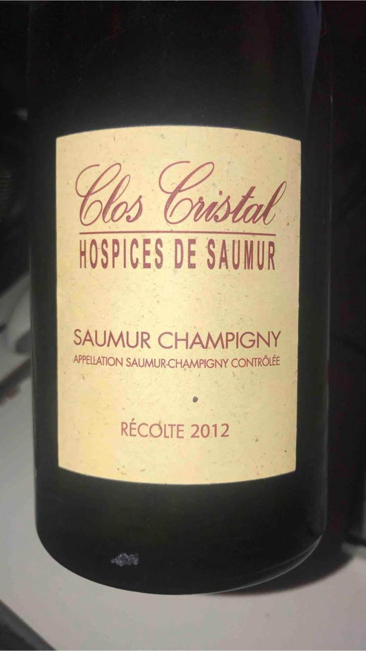 Hospices de Saumur - Clos Cristal - François Robichon 