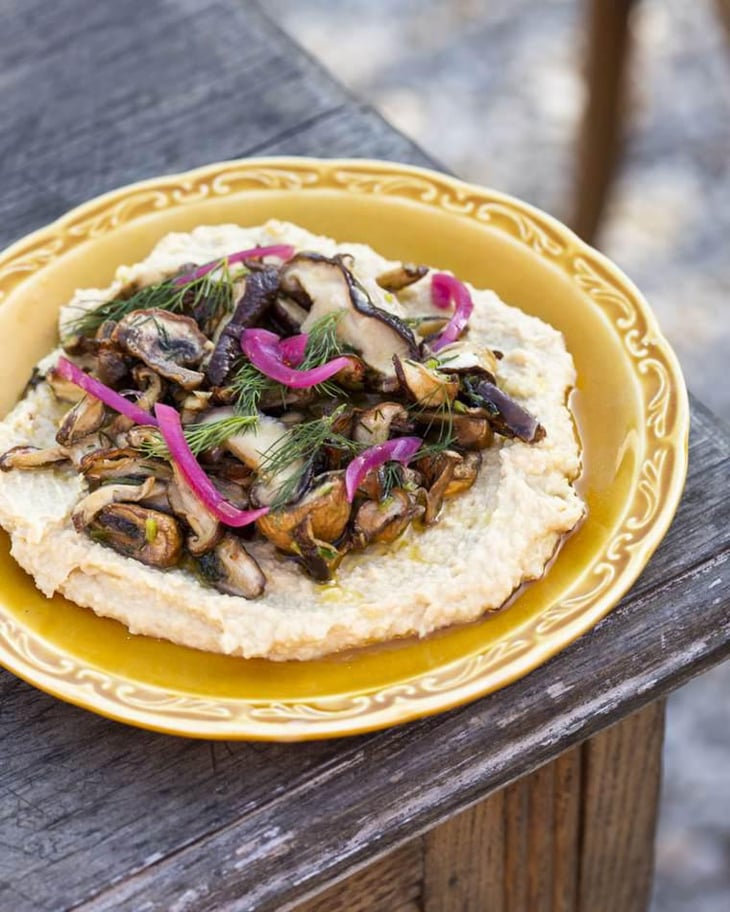 Houmous Ail Rôti, Champignons De Paris & Shitakés Snackés : - Canailles Guinguette - 572683