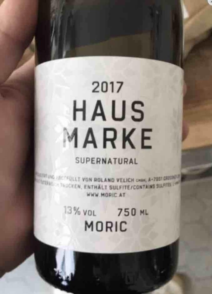 Hausmarke Supernatural Weiss - Weingut Moric - Roland Velich 