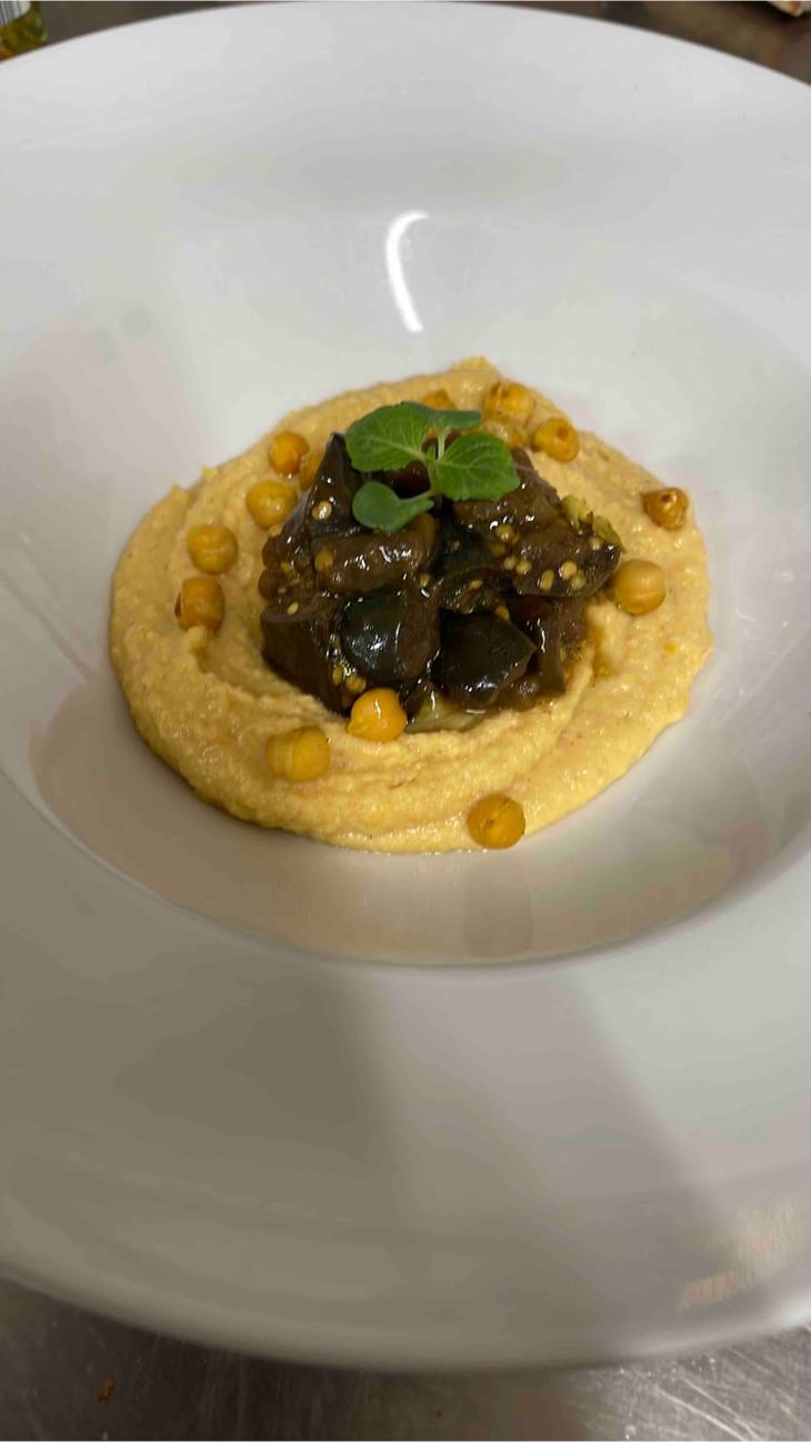 Humus Cacahuete- Agrumes Et Aubergine À La Japonaise - La Verrerie - 677059