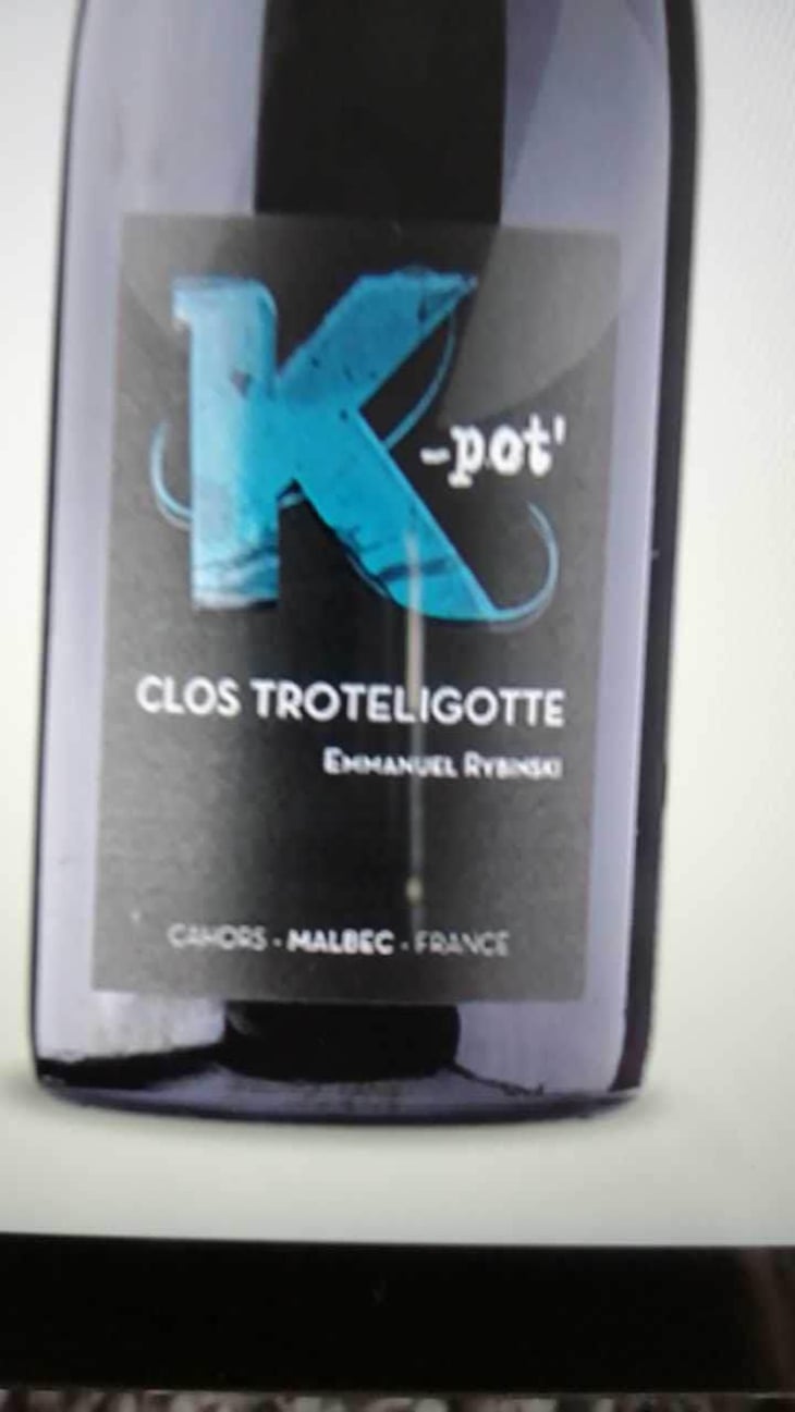 K-pot' - Clos Troteligotte - Emmanuel Rybinski 