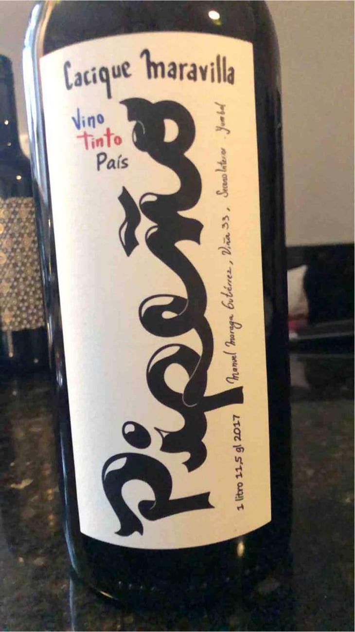Pipeño - Cacique Maravilla - Manuel Moraga 
