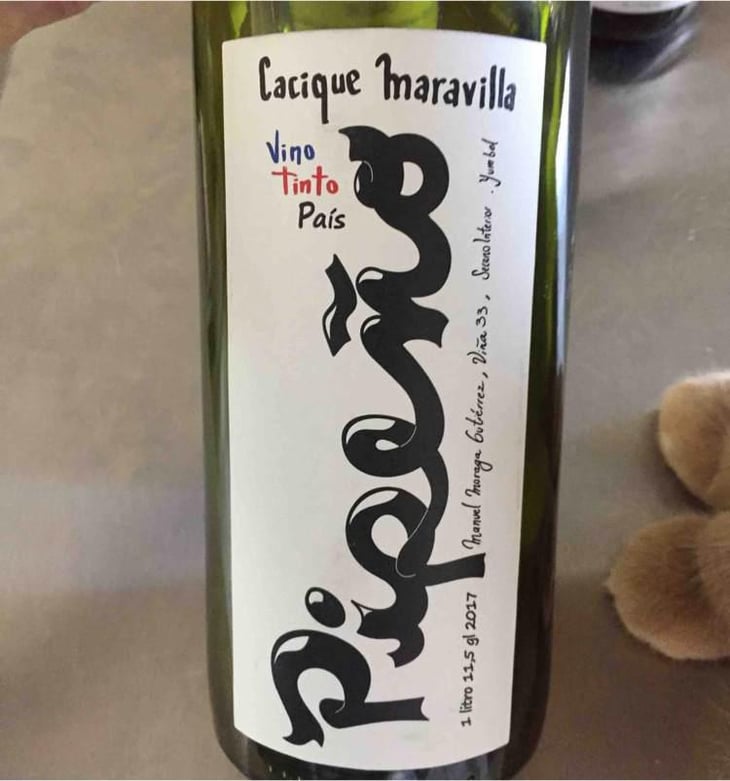 Pipeño - Cacique Maravilla - Manuel Moraga 