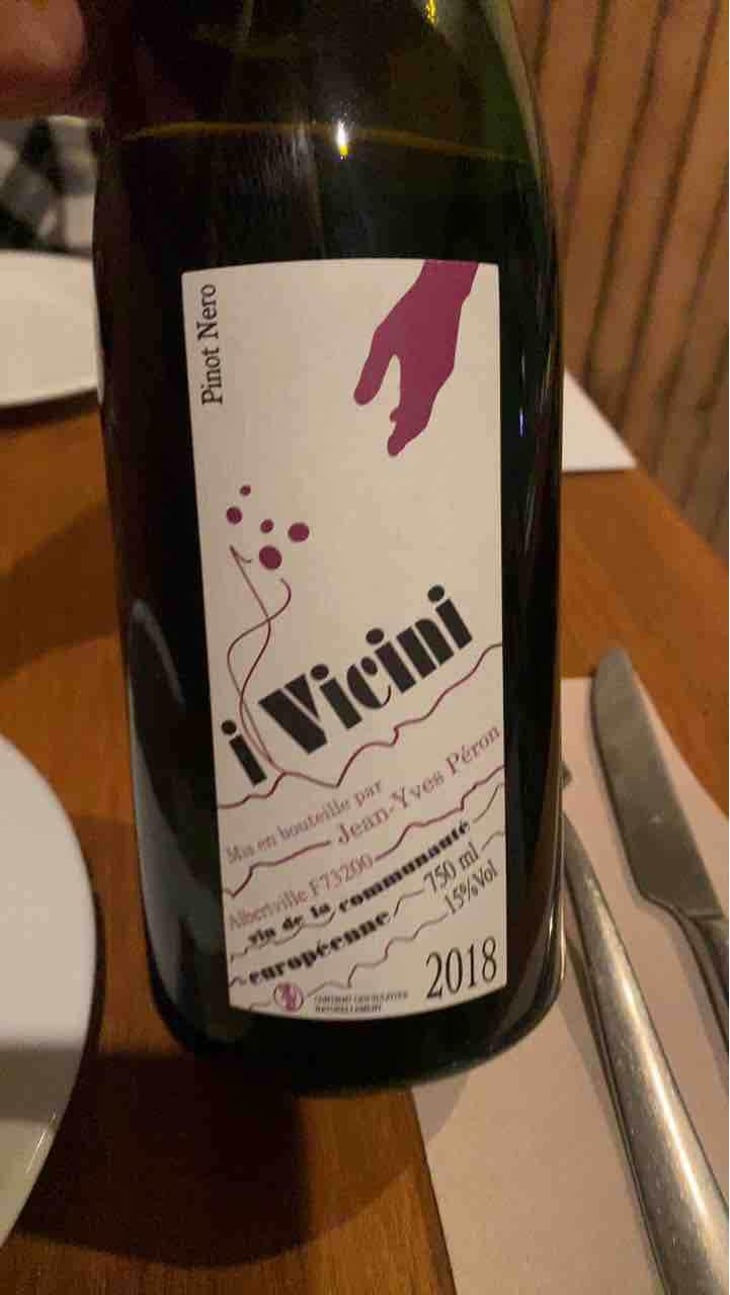I Vicini - Pinot Nero - Jean-Yves Péron - Jean-Yves Péron -2019