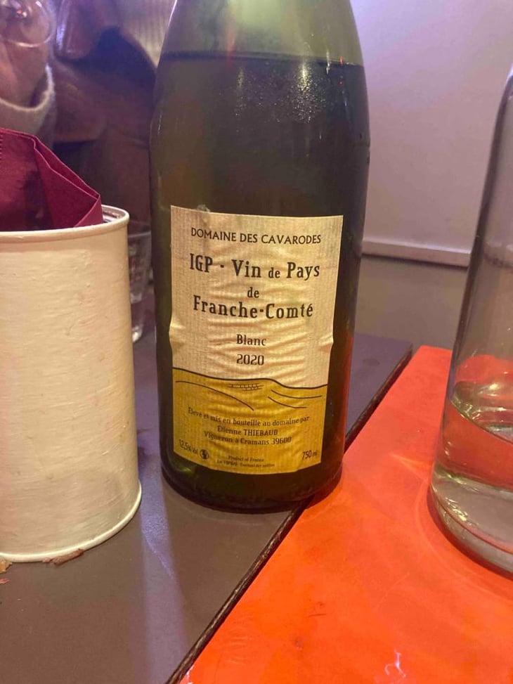 IGP Vin De Pays De Franche-Comte Blanc - Domaine des Cavarodes - Etienne Thiebaud 