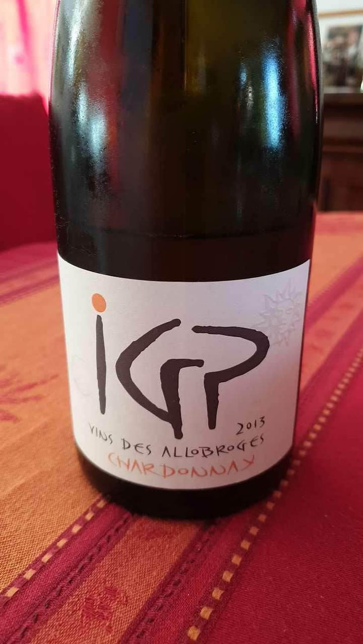 IGP Vin Des Allobroges Chardonnay - Les Vignes de Paradis - Dominique Lucas 