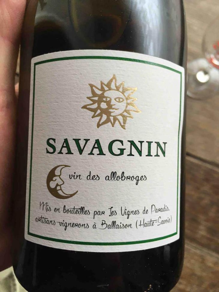 IGP Vin Des Allobroges Savagnin - Les Vignes de Paradis - Dominique Lucas 