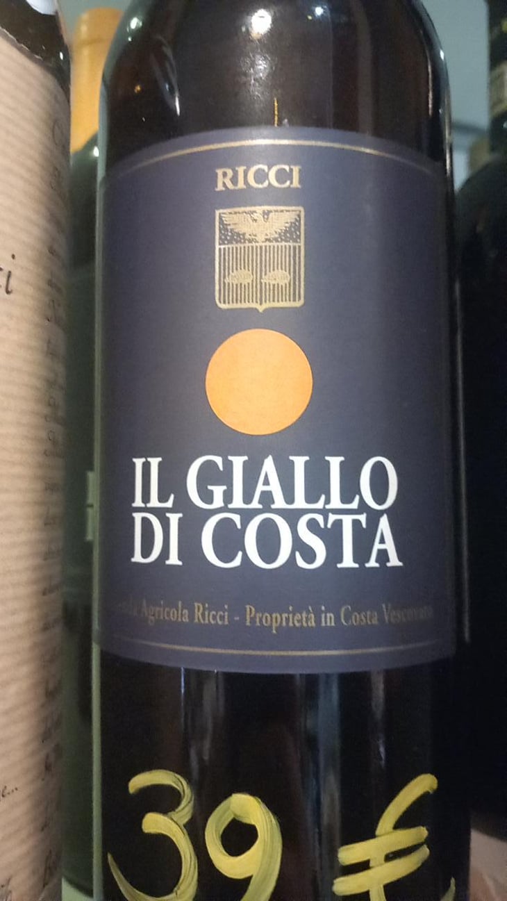 Il Giallo di Costa - Azienda Agricola Ricci Carlo Daniele - Daniele Ricci 