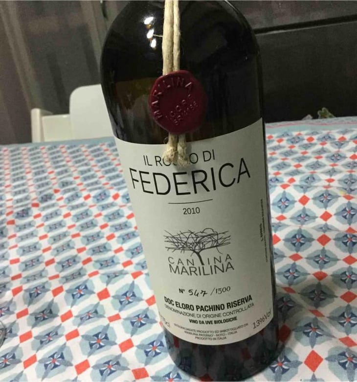 Il Rosso Di Federica - Cantina Marilina - Angelo, Marilina & Federica Paternò 