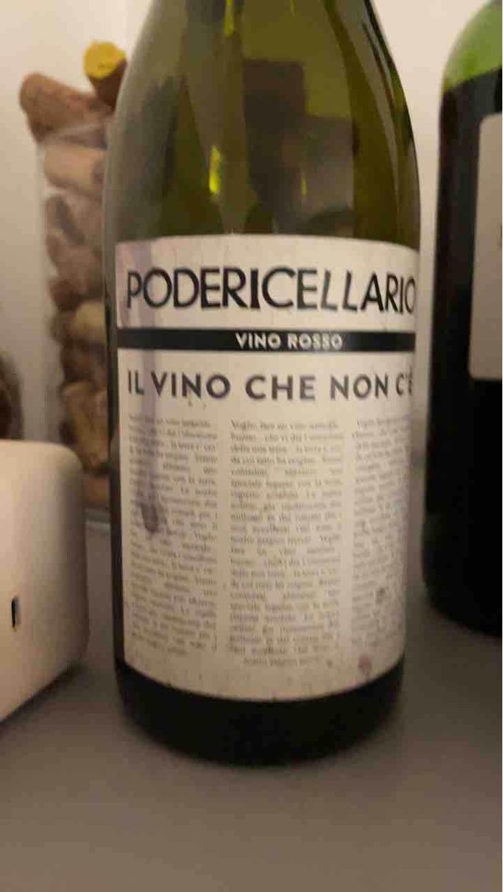 Il Vino che non c’è Rosso - Poderi Cellario - Fausto & Cinzia Cellario 