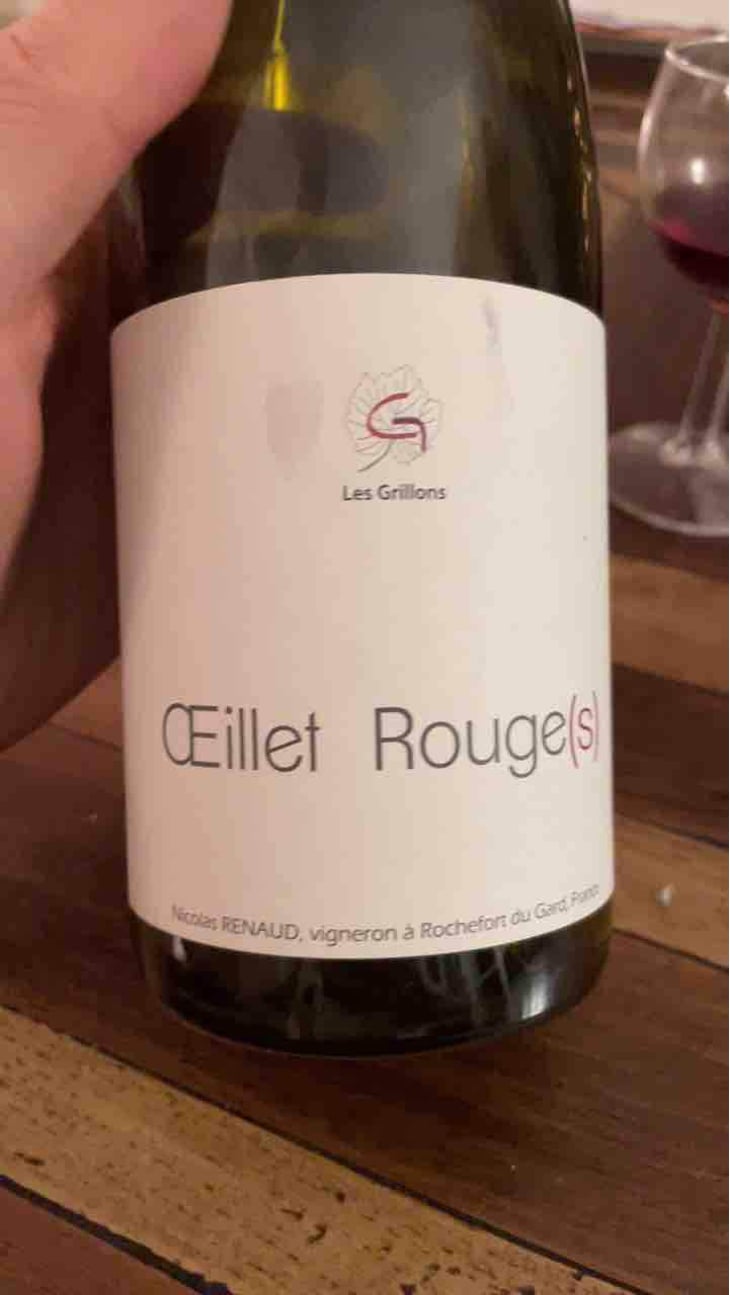 Œillet Rouge(s) - Clos des Grillons - Nicolas Renaud 
