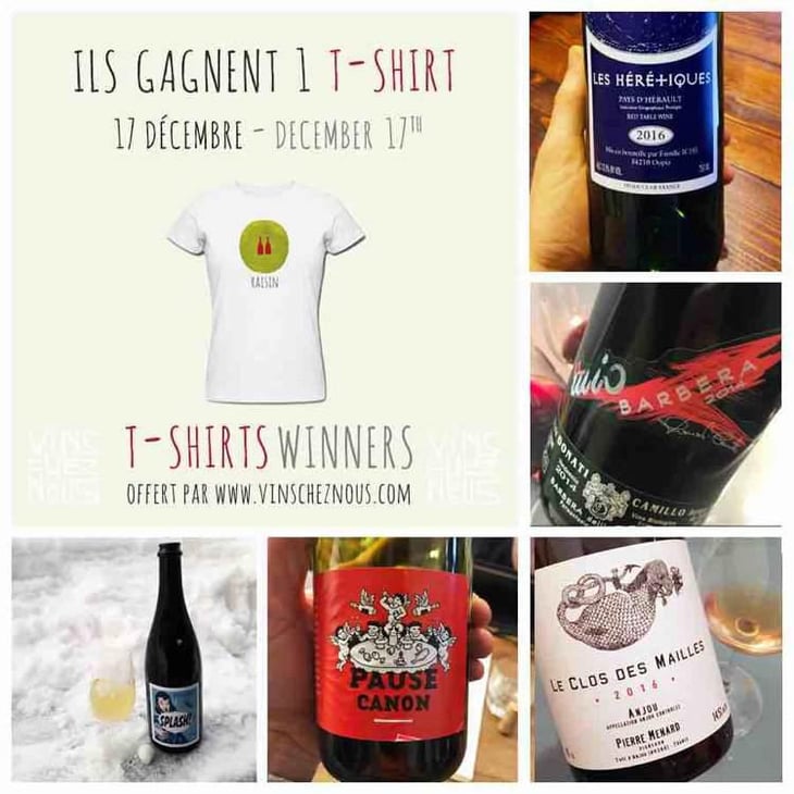Ils Gagnent Un 1 T-Shirt Raisin ! 👕 Winners! -  - 44574
