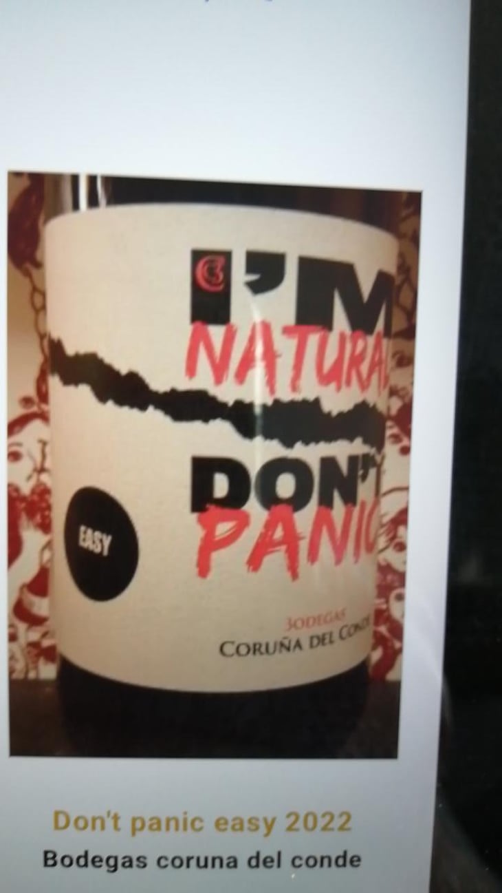 I’M Natural Don’t Panic - Bodegas Coruña del Condé - Angelica Amo Lopez & Julien Ben Hamou Lopez 