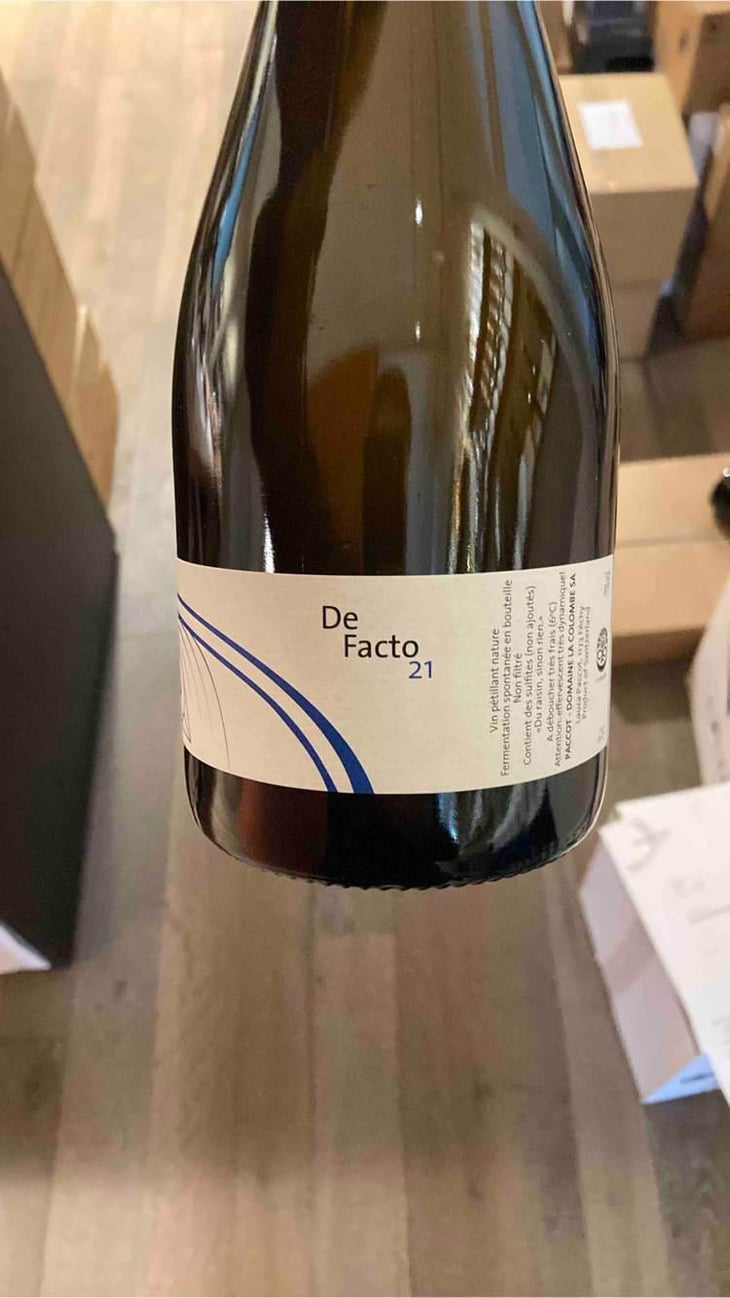 De Facto - Domaine La Colombe - Raymond, Violaine & Laura Paccot 