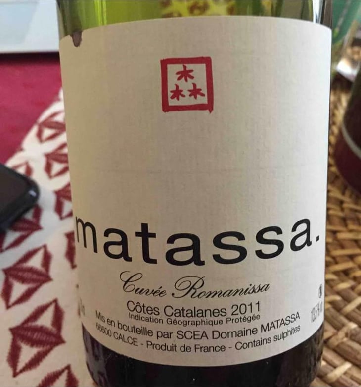 Romanissa - Domaine Matassa - Tom Lubbe 