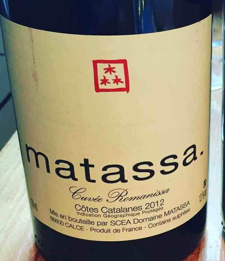 Romanissa - Domaine Matassa - Tom Lubbe 