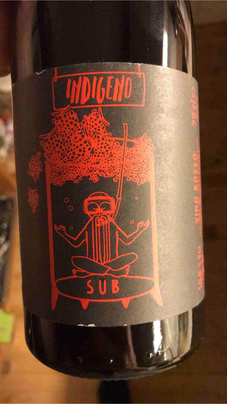 Sub Rosso - Cantina Indigeno (TEMPORARILY CLOSED) - Alfredo Giugno, Loreto Lamolinara, Nicola Reginaldi 