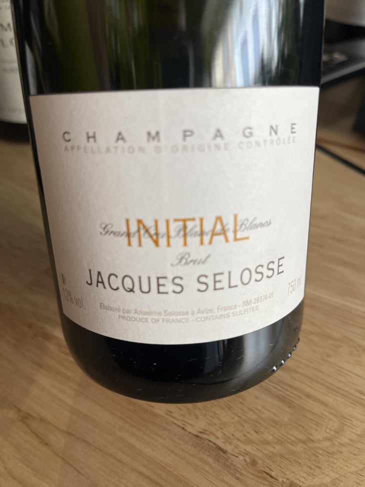 Initial Brut - Champagne Jacques Selosse - Anselme Selosse 
