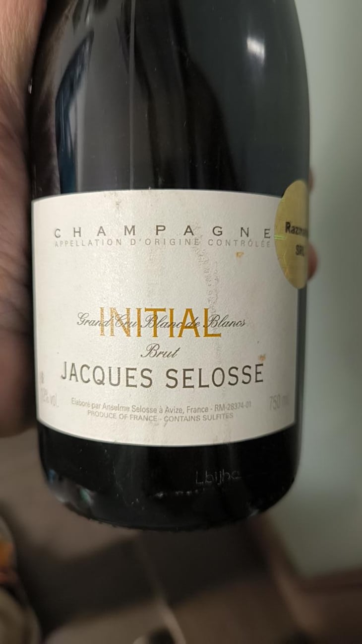 Initial Brut - Champagne Jacques Selosse - Anselme Selosse 