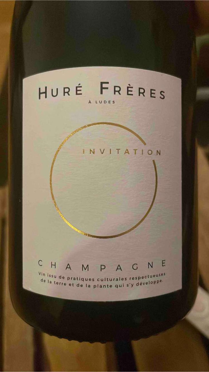 Invitation - Champagne Huré Frères - François, Pierre & Raoul Huré 