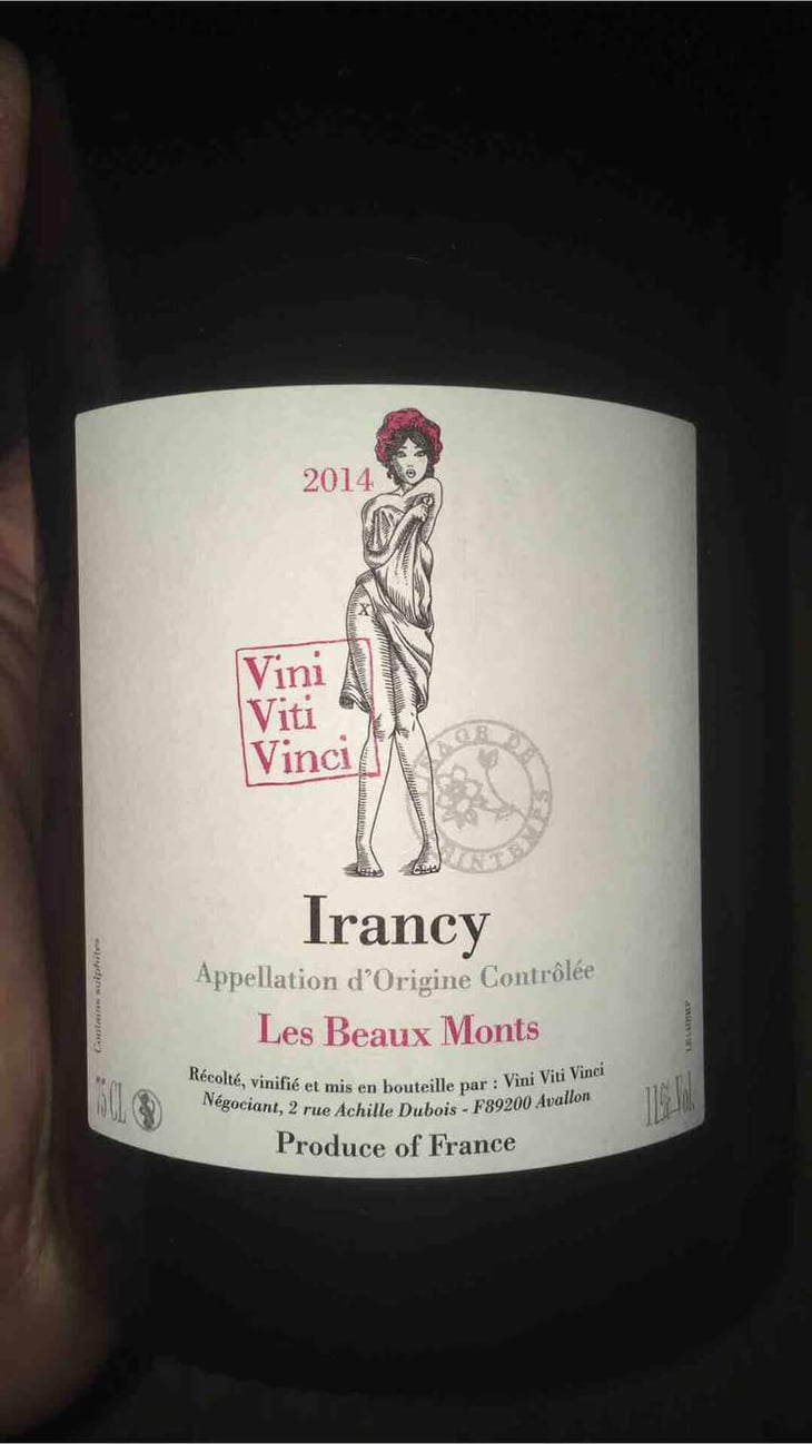 Irancy "Les Beaux Monts" - Vini Viti Vinci - Nicolas Vauthier "Kikro" 