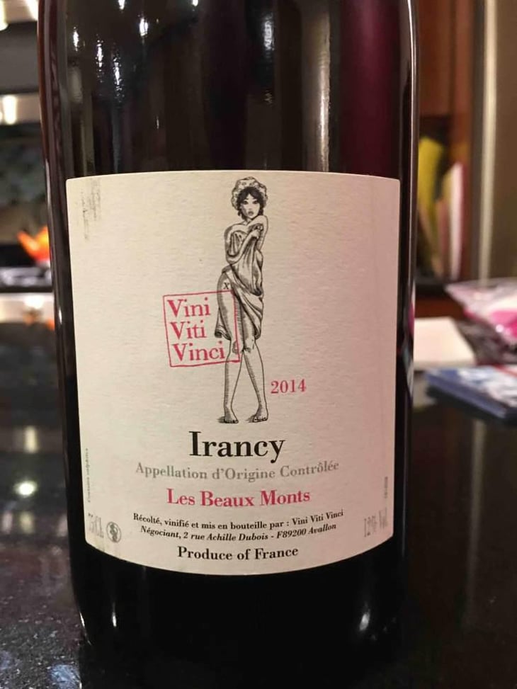 Irancy "Les Beaux Monts" - Vini Viti Vinci - Nicolas Vauthier "Kikro" 