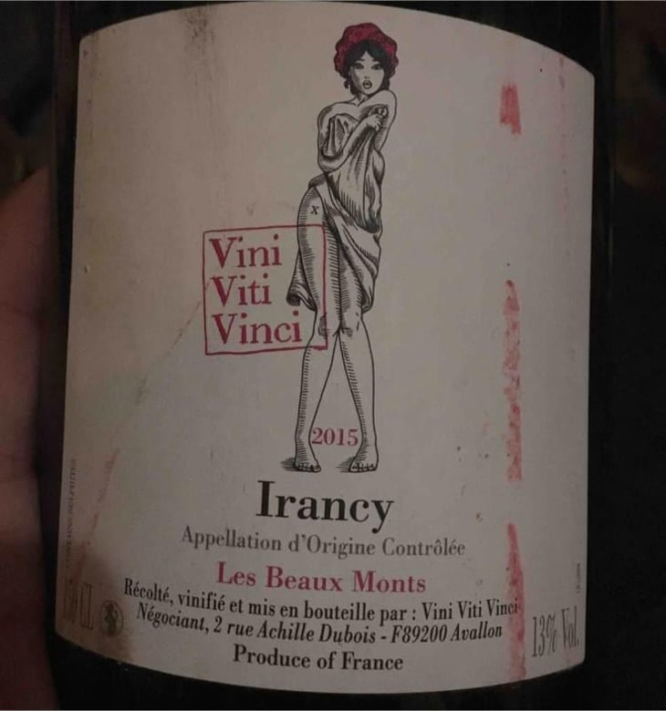Irancy "Les Beaux Monts" - Vini Viti Vinci - Nicolas Vauthier "Kikro" 