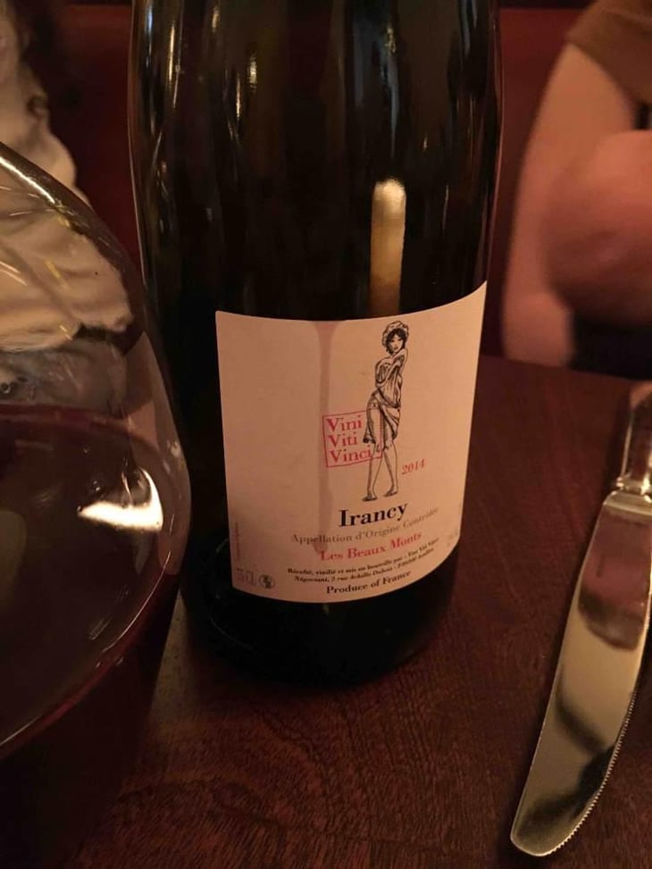 Irancy "Les Beaux Monts" - Vini Viti Vinci - Nicolas Vauthier "Kikro" 