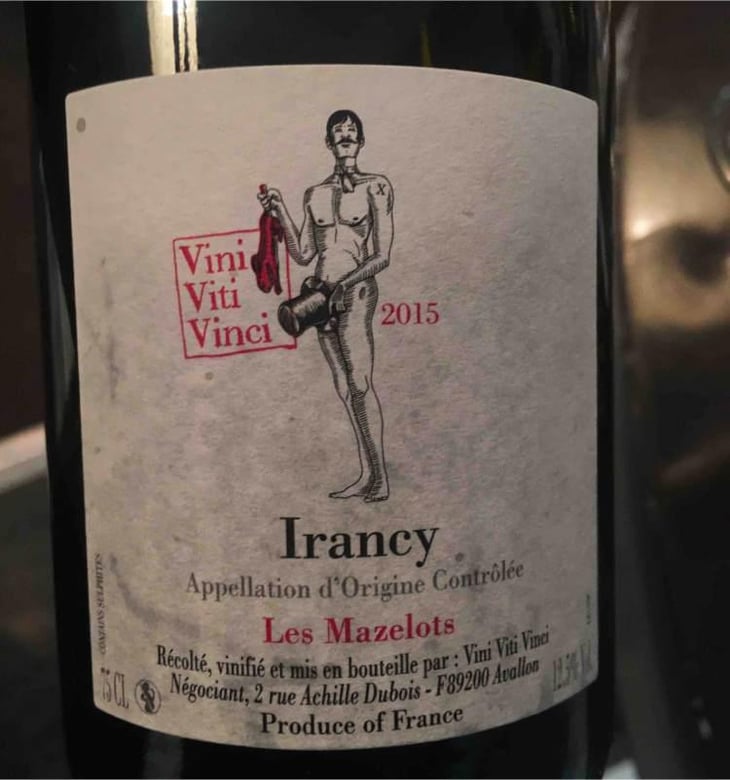Irancy "Les Mazelots" - Vini Viti Vinci - Nicolas Vauthier "Kikro" 
