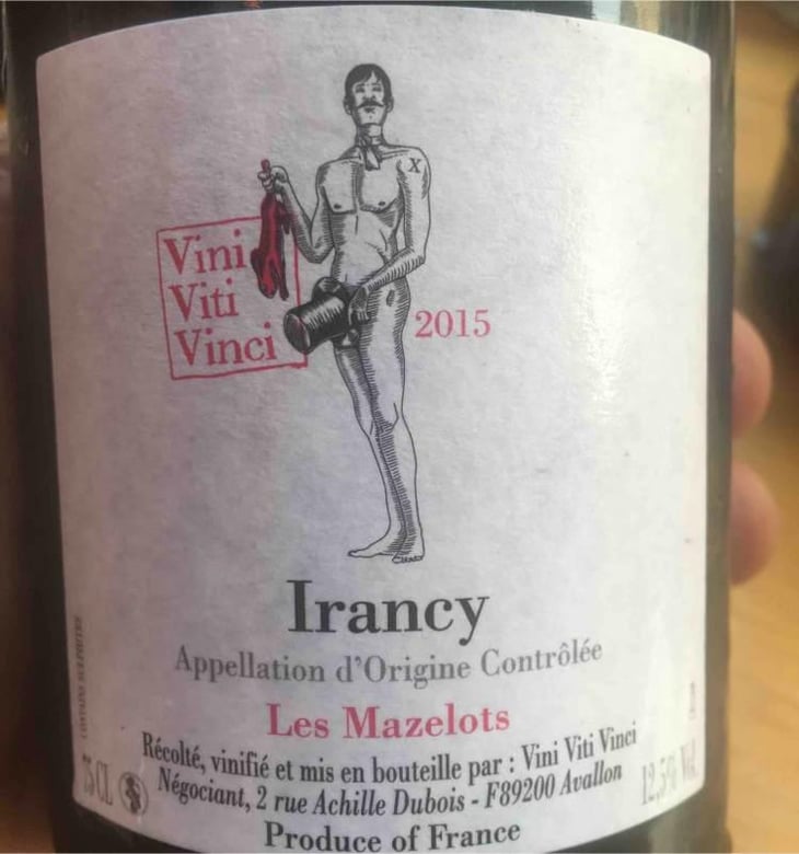 Irancy "Les Mazelots" - Vini Viti Vinci - Nicolas Vauthier "Kikro" 